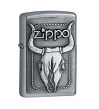 Zippo打火机 牛头骨20286