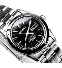 SEIKO 精工表─城市都会女表-黑色 SXA099P1