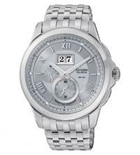 CITIZEN 西铁城Eco Drive光动能万年历大日历手表 BT0001-63A