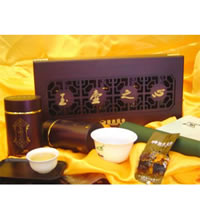 馥春牌玉壶之心红木礼盒装特级清香型铁观音 - 红木盒装，完美体验