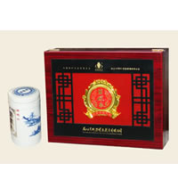吴郡牌 一级碧螺春红木礼盒瓷瓶装250g - 红木盒包装，尽善尽美