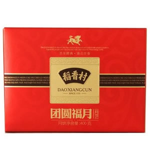 稻香村 团圆福月（金/红）月饼礼盒 （已下架）-8个装，4种口味