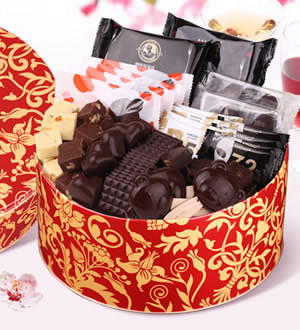 Amovo十全十美年货礼盒 （已下架）-10种口味松露巧克力零食大礼盒
