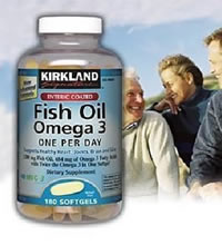 美国原装Kirkland鱼油 - 肠溶型浓缩Omega-3鱼油 1瓶