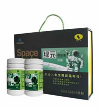 绿元太空螺旋藻礼盒装 - 提高免疫力 200mg*750粒*2瓶