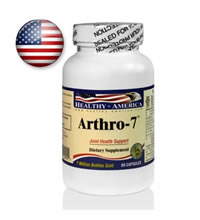 健康美国 Arthro-7关节健 美国进口 - 骨胶原Ⅱ营养胶囊 修复关节 缓解疼痛 800mg*60粒1瓶
