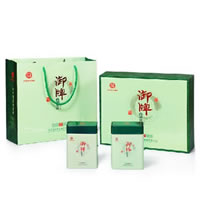 茶香情更浓 - 明前特级绿礼盒装西湖龙井 2011新茶 （2两）