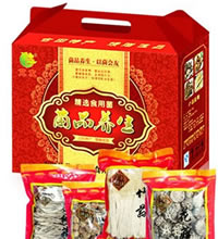 菌菇大礼盒 - 花菇 姬松茸 茶树菇 竹荪