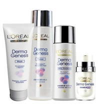 L‘OREAL 欧莱雅创世新肌源四件套礼盒 - 洁面膏+柔肤水+乳液+眼霜