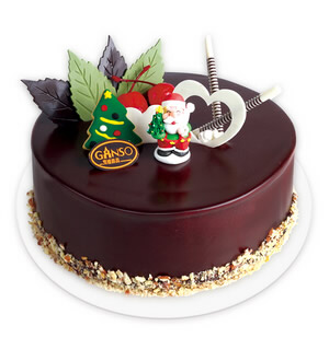 元祖蛋糕-平安欢乐颂巧克力蛋糕8号 （已下架）-巧克力蛋糕8号