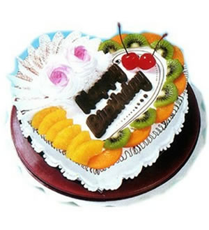 生日快乐 （已下架）-水果鲜奶蛋糕（十寸）