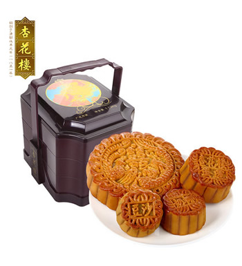 杏花楼 花色提篮月饼礼盒 （已下架）-11只装，上海著名商标