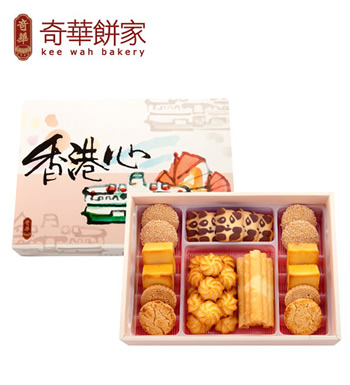 奇华饼家  传统小食甜点 （已下架）-香港制造 曲奇蛋卷凤梨酥