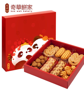 奇华饼家 熊猫饼干礼盒 （已下架）-香港制造 精美零食