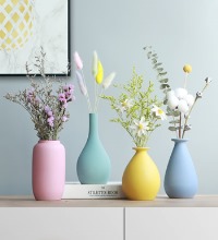 创意北欧陶瓷小花瓶 - 马卡龙小清新花瓶，文艺范有格调