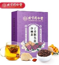 北京同仁堂 丁香猴头菇沙棘茶(3盒) - 补益脾胃,温阳补肾,滋补养生