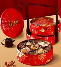 杏花楼 传统糕点 三层铁盒装礼盒 - 中华老字号 12种传统点心小吃